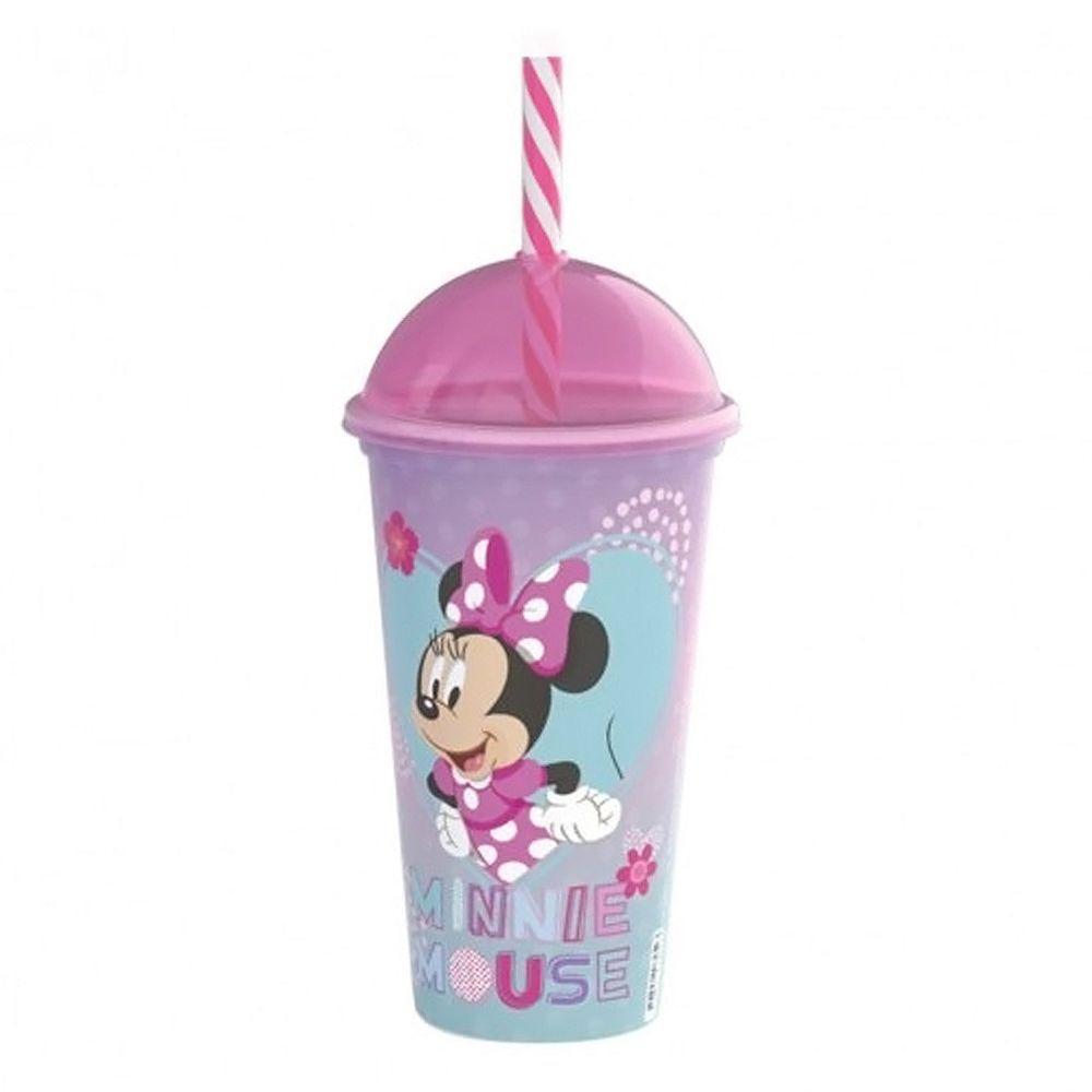 Copo Com Canudo Minnie Shake - 500ml - 3