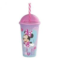 Copo Com Canudo Minnie Shake - 500ml - 3