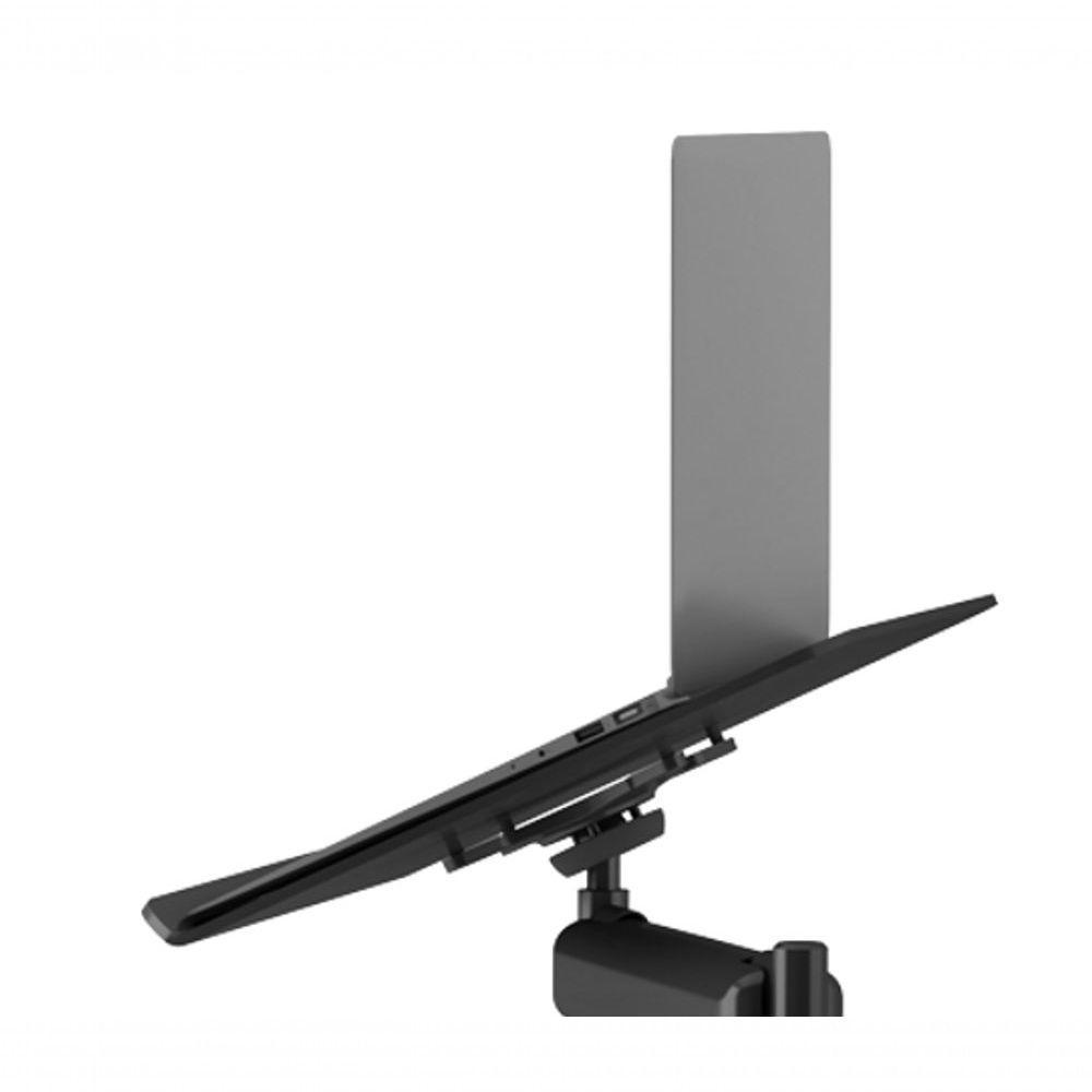 Suporte De Mesa Para Monitor Até 26 E Notebook Até 16 Articulado Octoo Clipway-n1 Base Titanium - 4