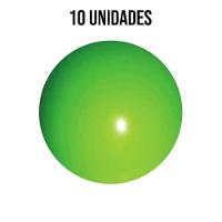 Bola De Vinil Lisa Verde Claro - 14 Polegadas - 10 Unidades - 2