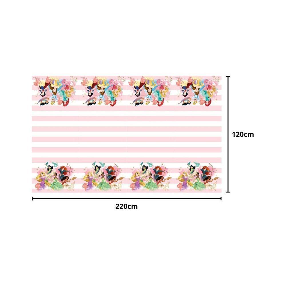 Toalha De Papel Princesas Disney 120cm X 220cm - 1 Unidade - 2