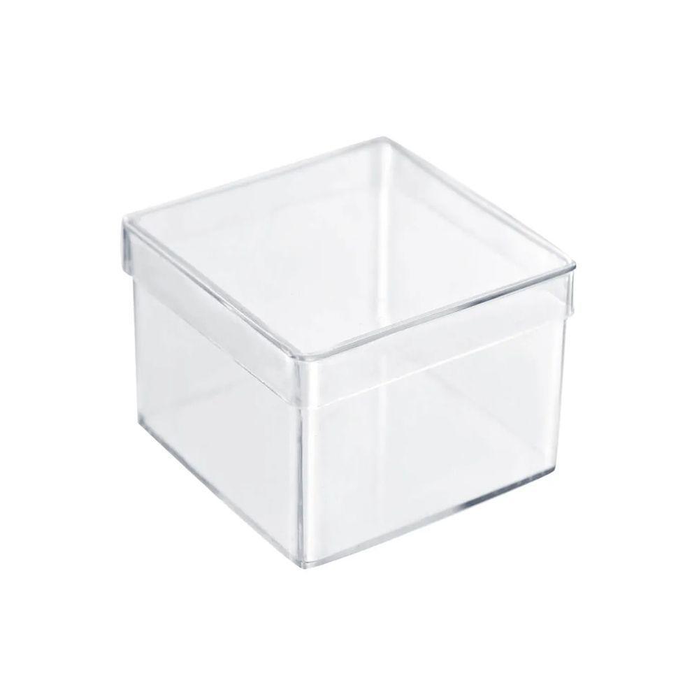 Caixa Acrílica Transparente 4cm X 4cm - 10 Unidades - 1
