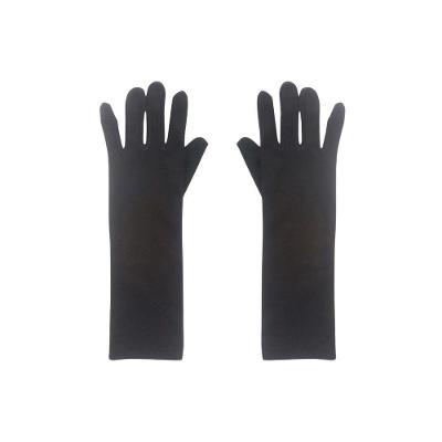 Kit 10 Pares De Luvas Médias Para Fantasias - 30cm Cor Preto