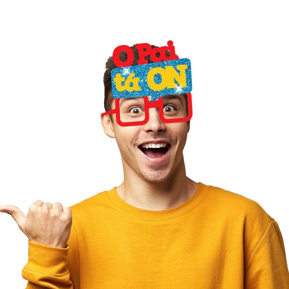 Óculos De Carnaval Sem Lentes - O Pai Tá On - 1
