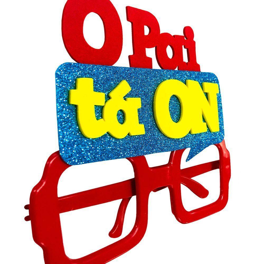 Óculos De Carnaval Sem Lentes - O Pai Tá On - 3