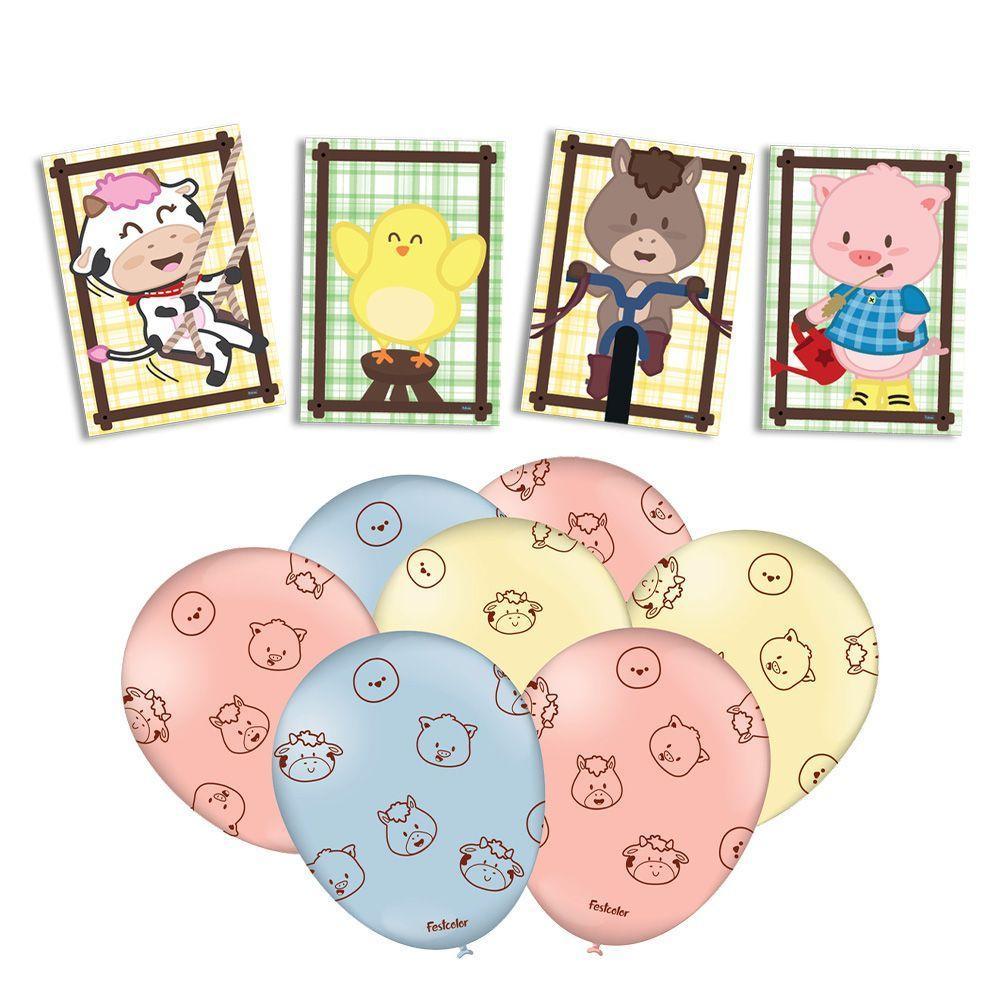 Kit Festa Fazendinha Aniversário - 62 Itens - 2