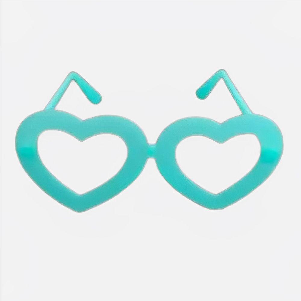 Óculos Sem Lentes Coração Brilha No Escuro - 10 Unidades - 2