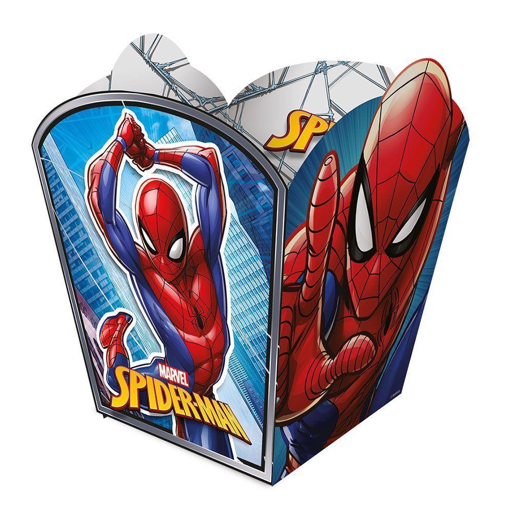 Cachepot De Papel Homem Aranha Pequeno - 4 Unidades - 2