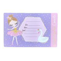 Convite De Aniversário Bailarinas - 8 Unidades - 3