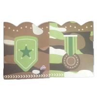 Cachepot De Papel Exército Camuflado Pequeno - 4 Unidades - 3