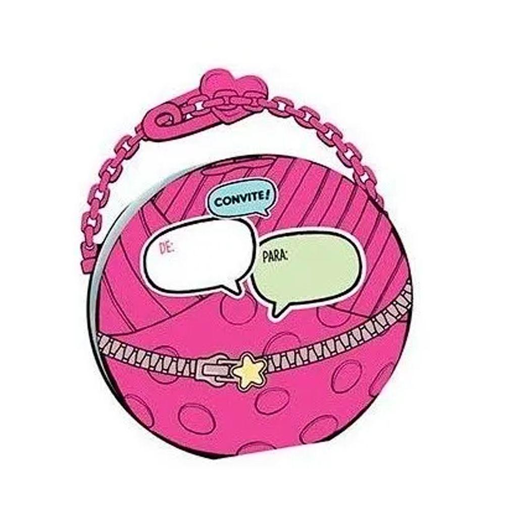 Convite De Aniversário Lol Suprise - 8 Unidades - 2