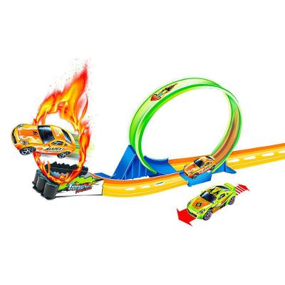 Brinquedo Pista De Corrida Com Loop - 10 Itens