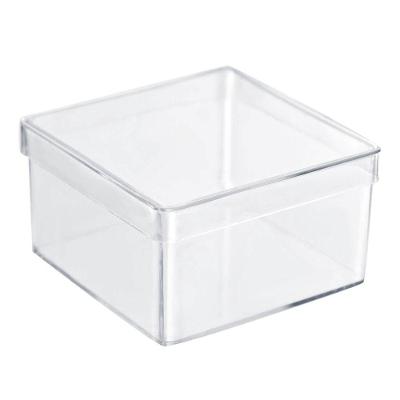 Caixa Acrílica Transparente 7cm X 7cm - 10 Unidades