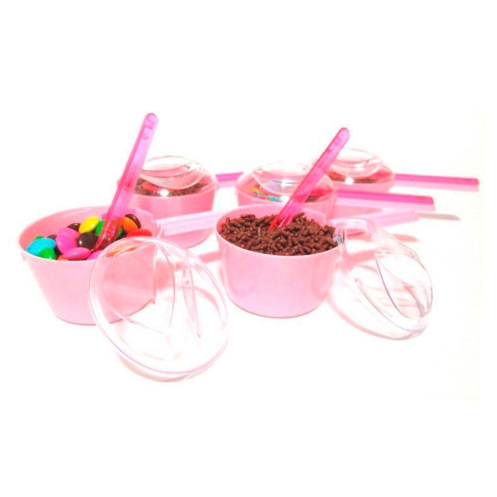 Mini Panelinha Para Lembrancinha Rosa Claro - 10 Unidades - 2