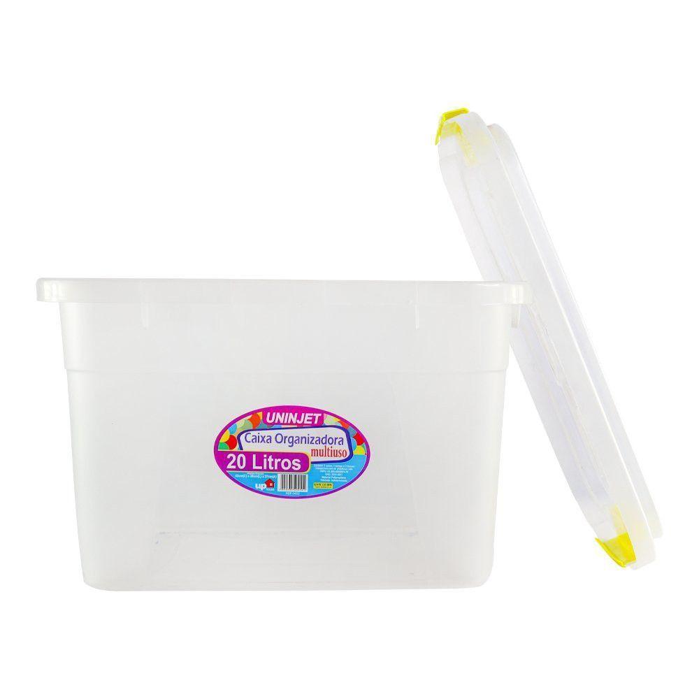 Caixa Organizadora Multiuso Transparente De 20 Litros - 2