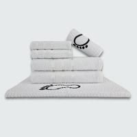 Jogo De Toalha Banho 6 Peças Verona 100% Algodão Branco - 1