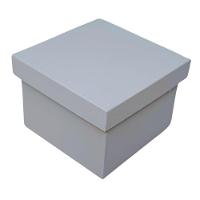 Caixa Pequena Para Lembrancinhas Em Mdf (7x7x5,5) Cinza - 1