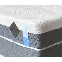 Colchão Natural Gel Articulado Cinza 25cm Opcionais Box E Kit Zen Medida Casal 138x188cm