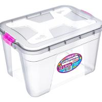 Caixa Organizadora Multiuso Transparente 12 Litros - 1