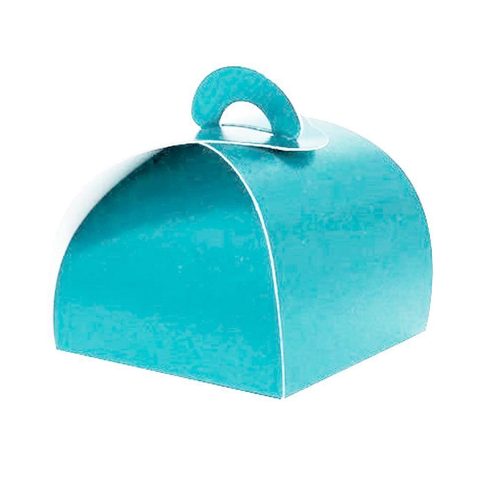 Embalagem Para Bem Casado Lisa Azul Claro - 12 Unidades - 1