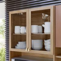 Armario De Cozinha Amora Com 10 Portas E 2 Gavetas Amendola/marsala Prime Tx - 7