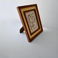 Porta Retrato Madeira - Borda Rattan 15 X 20cm - 3