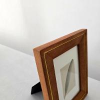 Porta Retrato Madeira Nobre- Fio Dourado 15 X 20cm - 3