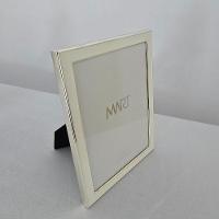 Porta Retrato Metal Prata - Borda Branca 15 X 20cm - 7