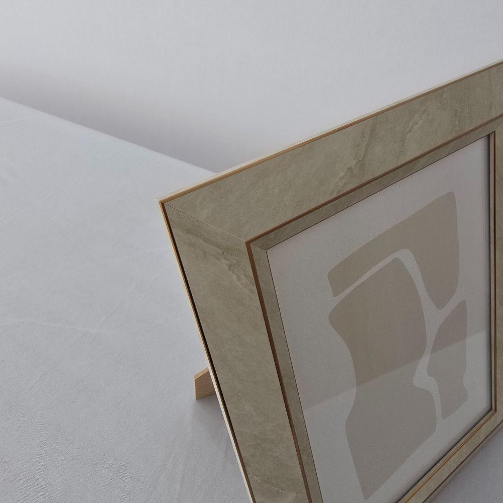 Porta Retrato Mdf - Fio Dourado 15 X 20cm - 3