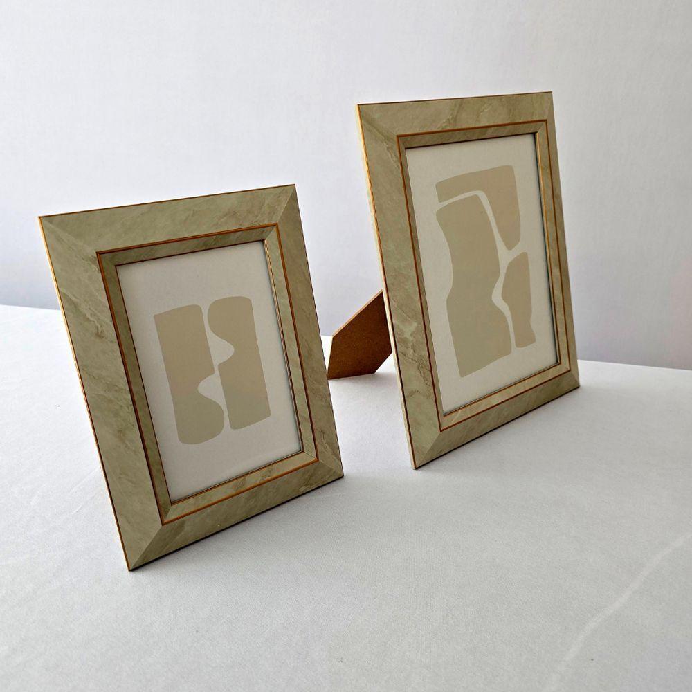 Porta Retrato Mdf - Fio Dourado 15 X 20cm - 4