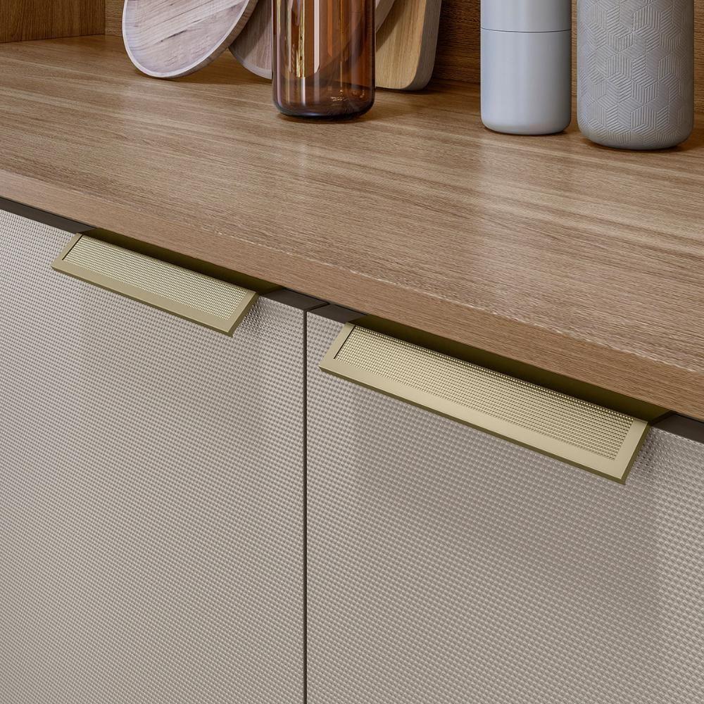 Armario De Cozinha Amora Com 10 Portas E 2 Gavetas Amendola/nude Prime Tx - 9