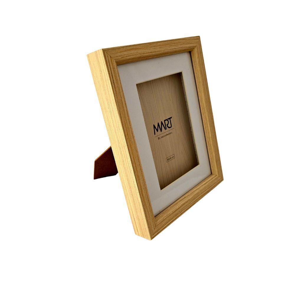 Porta Retrato Madeira Borda Larga 10 X 15cm - 1