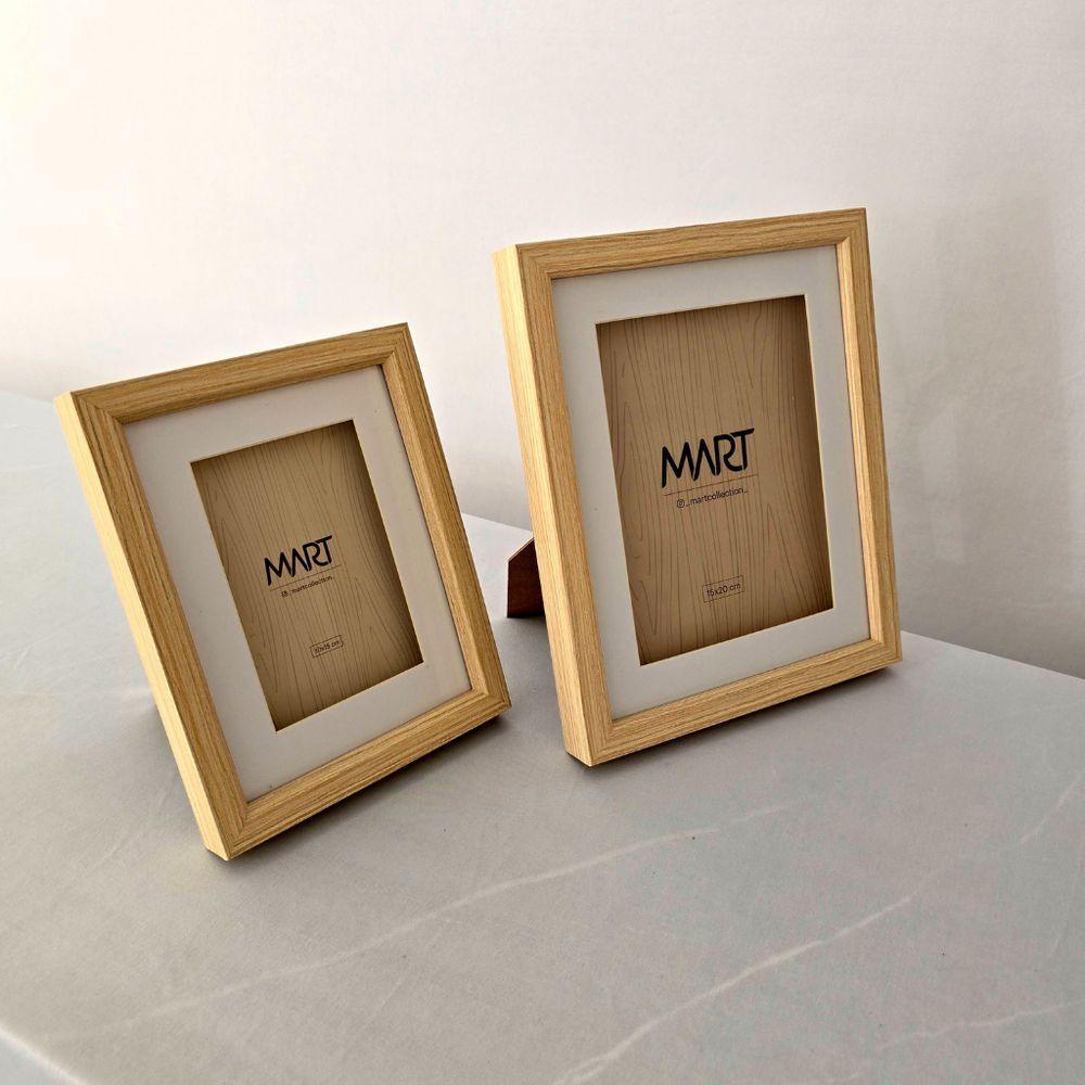 Porta Retrato Madeira Borda Larga 10 X 15cm - 4