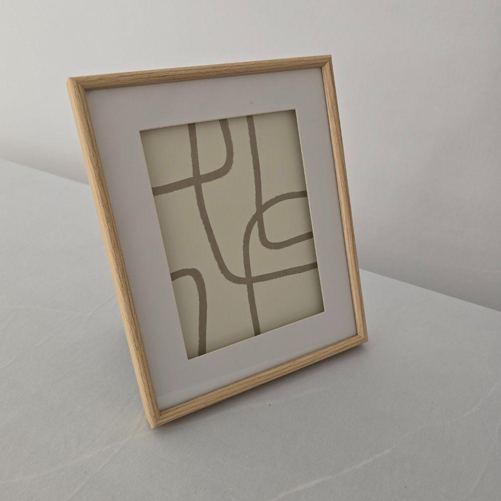 Porta Retrato Madeira Borda Interna 10 X 15cm - 2