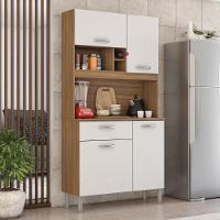 Armario De Cozinha Malta Com 4 Portas E 1 Gaveta Amendola/branco - 3