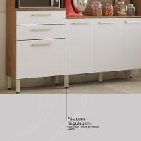 Armario De Cozinha Select Com 6 Portas E 2 Gavetas Amendola/branco - 9