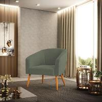 Cadeira Sala De Jantar Pé Palito Castanho Kit 2 Stella Bouclê D03 - D\'rossi Menta - 2