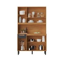 Kit Nápoles 6 Portas 1 Vidro 1 Gaveta Cinamomo/grafite - 2