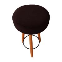 Kit Duas Banqueta Alta Para área Gourmet Balcão Pés Palito Linho Marrom Eli Móveis E Decoração - 2