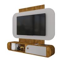 Painel Suspenso Jurere Sala Tv Até 55 Polegadas 1 Porta Naturale/off White - 1