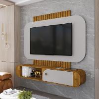 Painel Suspenso Jurere Sala Tv Até 55 Polegadas 1 Porta Naturale/off White - 2
