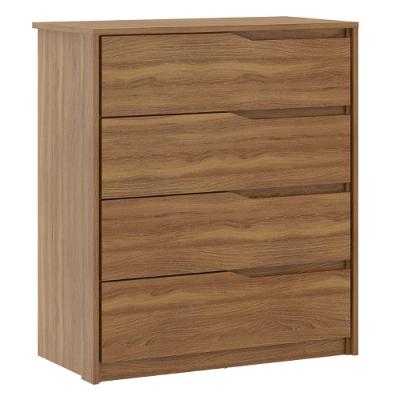Cômoda Atria Quarto Com 4 Gavetas Amendola Touch