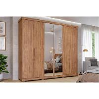 Guarda Roupa Casal 6 Portas (2 C/ Espelho) E 6 Gavetas Guarapari Cinamomo - Panan - 1