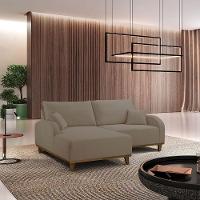 Sofá Albano Veludo 185 Chaise Lado Esquerdo Meu Sofá Online B002 Veludo Capuccino - 1
