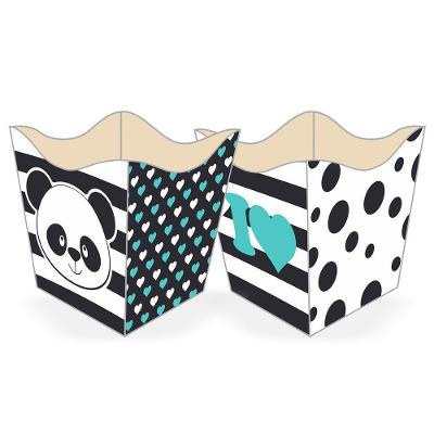 Cachepot De Papel Panda Pequeno - 10 Unidades