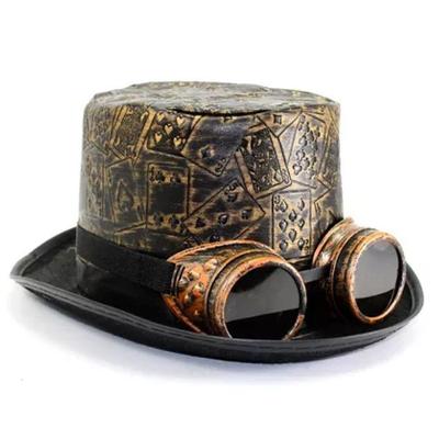 Cartola Cartas Com óculos Steampunk Aviador