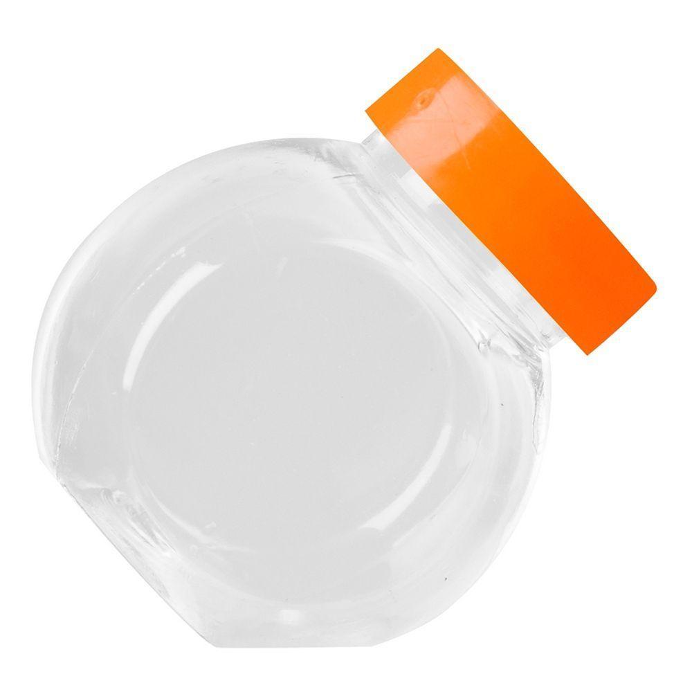 Mini Baleiro Redondo Laranja - 12 Unidades - 1