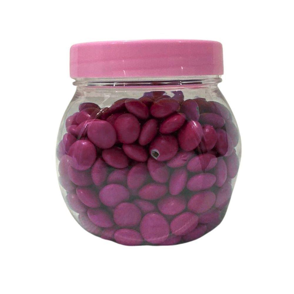 Pote Mini Baleiro De Plástico Transparente Com Tampa 6 X 5,5 Cm Cor Azul - 8