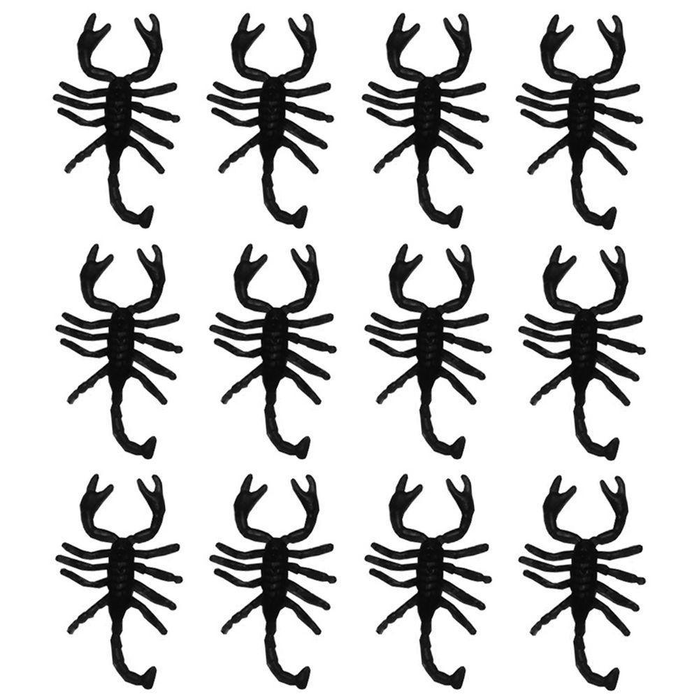 Mini Escorpião De Borracha Preto - 12 Unidades - 1