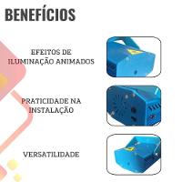 Mini Projetor De Laser Portátil Para Festas - 1 Unidade - 2